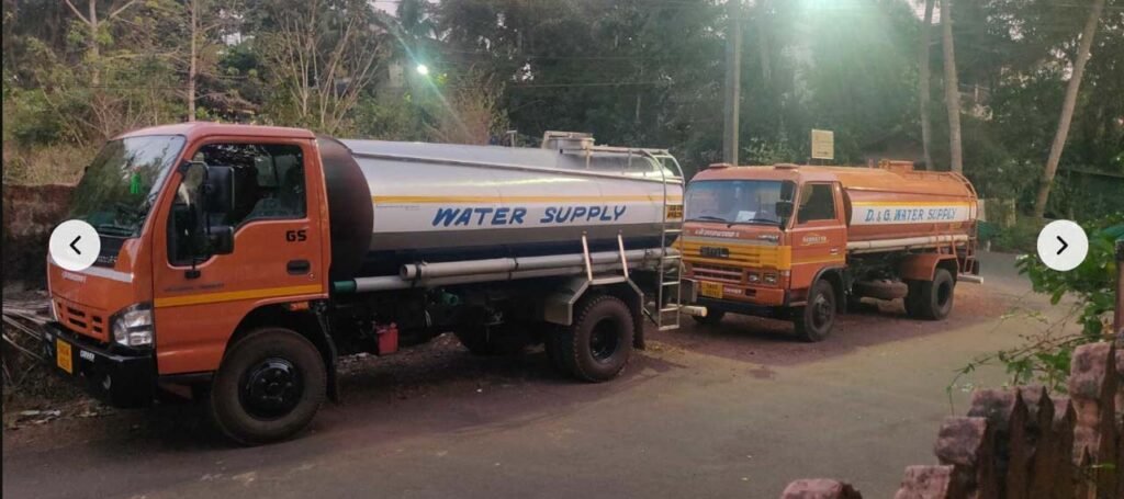 tank water supply goa